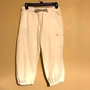 White puma capris sportlifestyle drycell
